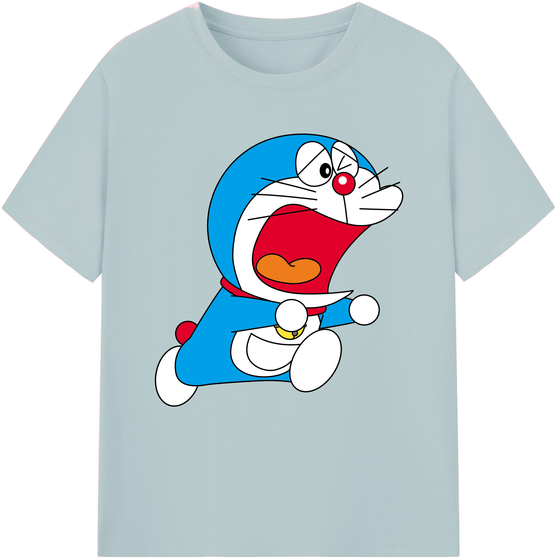 （画像用） ドラえもん Doraemon 綿100％半袖Tシャツ（フロントプリント）